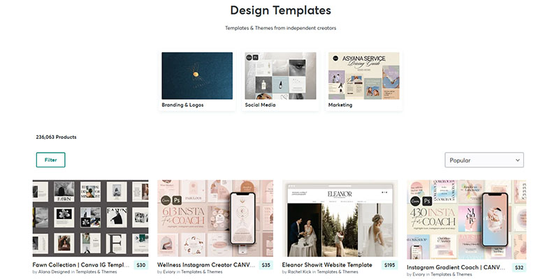 Creative Market Review: Pricing, Features, Pros And Cons